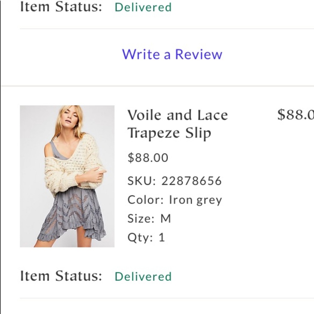 Free people Voile and Lace Trapeze dress